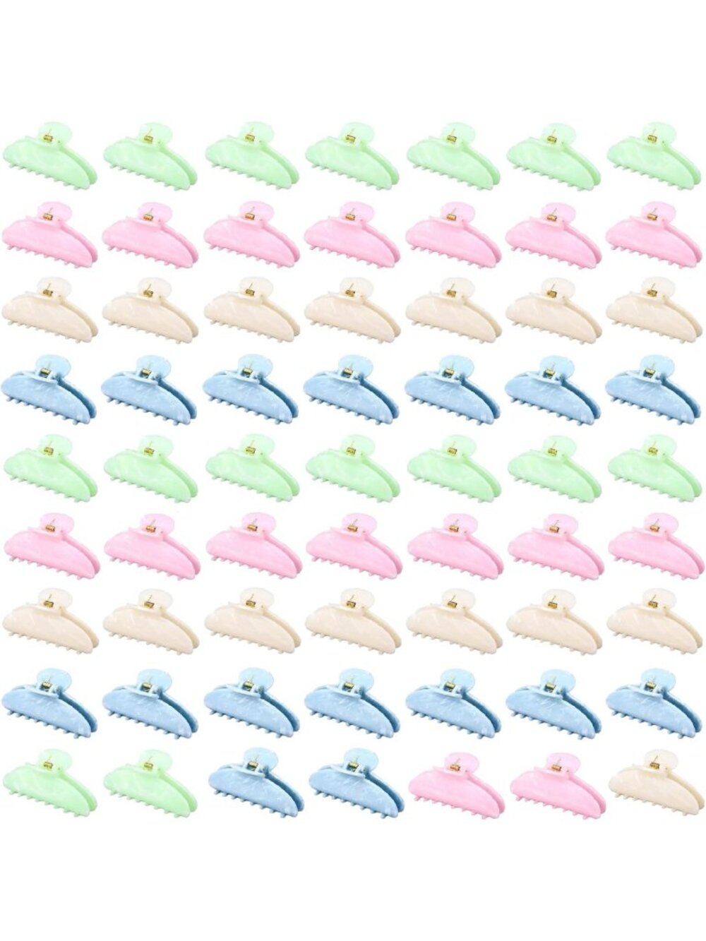 32 Pcs Large Marble Acrylic Hair Claw Clips for Women - Stylish Hair Accessories